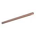 canopy LINEAR ALL IN square, 6-fold, with cover, copper, burnished