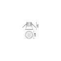 Ideal Lux ceiling recessed luminaire GAME TRIM ROUND 120MM round, UGR < 19, switchable IP40/IP20, white matt 