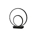 table lamp OZ TL ON-OFF round, with switch IP20, black matt 