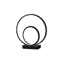table lamp OZ TL ON-OFF round, with switch IP20, black matt 