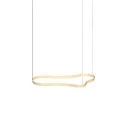 pendant luminaire WAVES-2 SP direct, switchable IP20, gold matt 