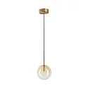 pendant luminaire EQUINOXE D15 1 flame G4 IP20, amber 