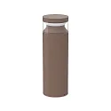 socket luminaire BOEING H040 cylindrical, switchable, with diffuser IP65, mat, coffee brown 