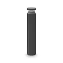 bollard light BOEING H070 cylindrical, switchable, with diffuser IP65, black matt 