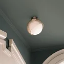 Ideal Lux ceiling luminaire BLOOM D22 with lamp socket E27 IP20, brass