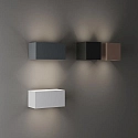 Ideal Lux outdoor wall luminaire ATOM UP/DOWN 20CM up / down, square, adjustable IP54, white 