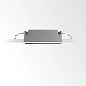 Ideal Lux recessed downlight LIKA FI WALLWASHER D15 asymmetrical, on/off, with trim IP20, white matt 