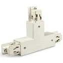 3-phase CLASSIC - T-connector, N-conductor right, predective connector left, white