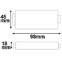 ISOLED Mini RGB (PWM) amplifier, 3 channel, 12-24V DC, 3x4A