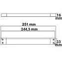 ISOLED transformer box ULTRASLIM 24VDC flat, voltage constant, switchable, white