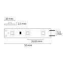 ISOLED LED SIL840-Flex strip, 12V, 4.8W, IP20, neutral white