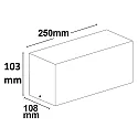 ISOLED Outdoor wall luminaire BOX-II, IP54, E27, excl. lamps, aluminium / plastic, white