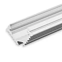 LED corner profile CORNER12, anodized aluminium, 200cm