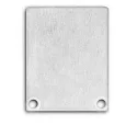 Accessory for profile SURF / DIVE24 FLAT with COVER12 - endcap EC45 Alu (2 pc.), flush, incl. screws