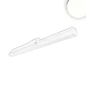 3-phase linear luminaire 60cm, suitable for offices, fixed optics, 20W 4000K 2400lm 110°, white