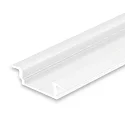 LED recessed / surface mount profile DIVE12 FLAT, aluminium, 200cm, white RAL 9010