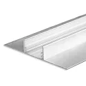 LED drywall profile, T-type 20, anodized aluminium, 200cm