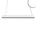 LED Office hanging lamp GRID Up+Down, UGR<6, 128cm, 45W 4000K 3000lm 30°, CRI >90, 1-10V dimmable, white