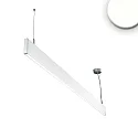 LED hanging lamp Linear Up+Down 600, IP40, prismatic, linear connectable, 25W 4000K 1600+300lm 2x120°, white