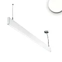 LED hanging lamp Linear Up+Down 1200, IP40, prismatic, linear connectable, 40W 4000K 2550+750lm 2x120°, white