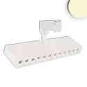 LED 3-phase track grid-spot, length 32.15cm, 35W, 45°, CRi >90, rotatable, tiltable, 3000K 2800lm, matt white