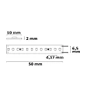 ISOLED LED CRI940 Linear 48V-Flex strip, 8W, IP20, 4000K, CRi>90, 30 meter