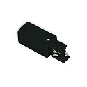 3-phase SERIE S1 - side power feed, N-conductor right, predective connector left, black