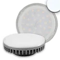 LED lamp 30SMD, 230V, GX53, 6W 6500K 525lm 120°, cool white, not dimmable, frosted