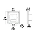 dimmer Sys-Pro, white matt