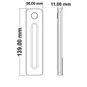 ISOLED Sys-Pro remote Slide, 1 zone, with magnetic bracket, incl. battery, dynamic white