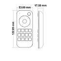 Sys-Pro 4 zone remote with 2 scene memories, RGB+dynamic white CCT