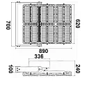 ISOLED floodlight dimmable IP66