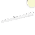 3-phase linear luminaire 120cm, suitable for offices, fixed optics, 40W 3000K 4200lm 110°, white