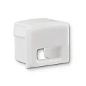 Accessory for profile SURF10 - endcap (1 pc.), EC82, grey, with cable opening