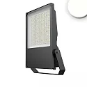floodlight HEQ 240W swivelling, symmetrical beam direction IP66, anthracite 