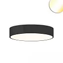 wall and ceiling luminaire DN600 round, CCT Switch IP20, black dimmable