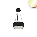 pendant luminaire DN400 down, round IP20, black dimmable