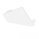end cap EC110L (CORNER18) left, set of 1, closed, white
