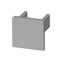 end cap EC218 UP8, silver