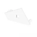 end cap EC111R (CORNER18) right, set of 1, with cable hole, white