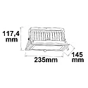 ISOLED downlight BOX swivelling, white