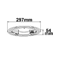ISOLED LED module EXCHANGE MODULE CCT DIM - Ø 29.7cm round, with switch, CCT Switch