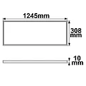 ISOLED LED panel PROFESSIONAL LINE UGR<19 8H - 124.5 X 30.8CM - PHASE 2-pole, UGR < 19, dimmable 36W 1245lm 4000K CRI 80-89