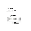 ISOLED LED Strip HEQ927 HIGH BRIGHT 240LED/M 140LM/W 2-pole white