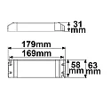 ISOLED LED driver TRAFO 48V IP20 - 0-150W SELV voltage constant, switchable