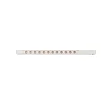 ISOLED track grid luminaire TRACK48 LINE+ MINI ON-OFF 34CM switchable, prismatic IP20, black 