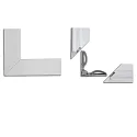 ISOLED mounting frame LED PANEL 308x1550, white