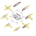 ISOLED connector MULTI K3-210, clear