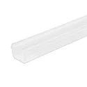curtain rail, white