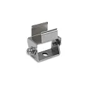 retaining clip swivelling WALLWASHER 2 pcs., silver